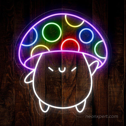 Dog Mushroom Cartoon Led Neon Sign For Pet Lovers Kids Room Decor | Shineneon