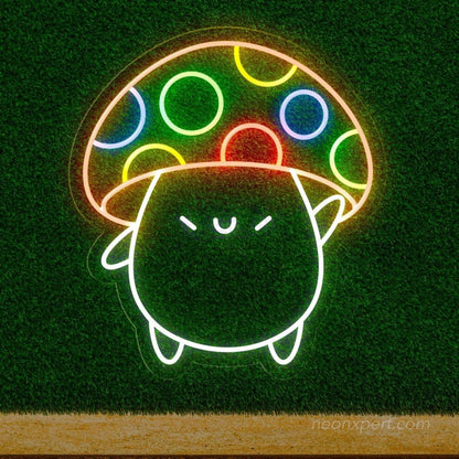 Dog Mushroom Cartoon Led Neon Sign For Pet Lovers Kids Room Decor | Shineneon