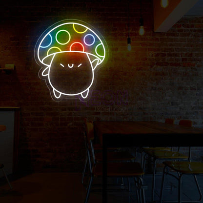 Dog Mushroom Cartoon Led Neon Sign For Pet Lovers Kids Room Decor | Shineneon