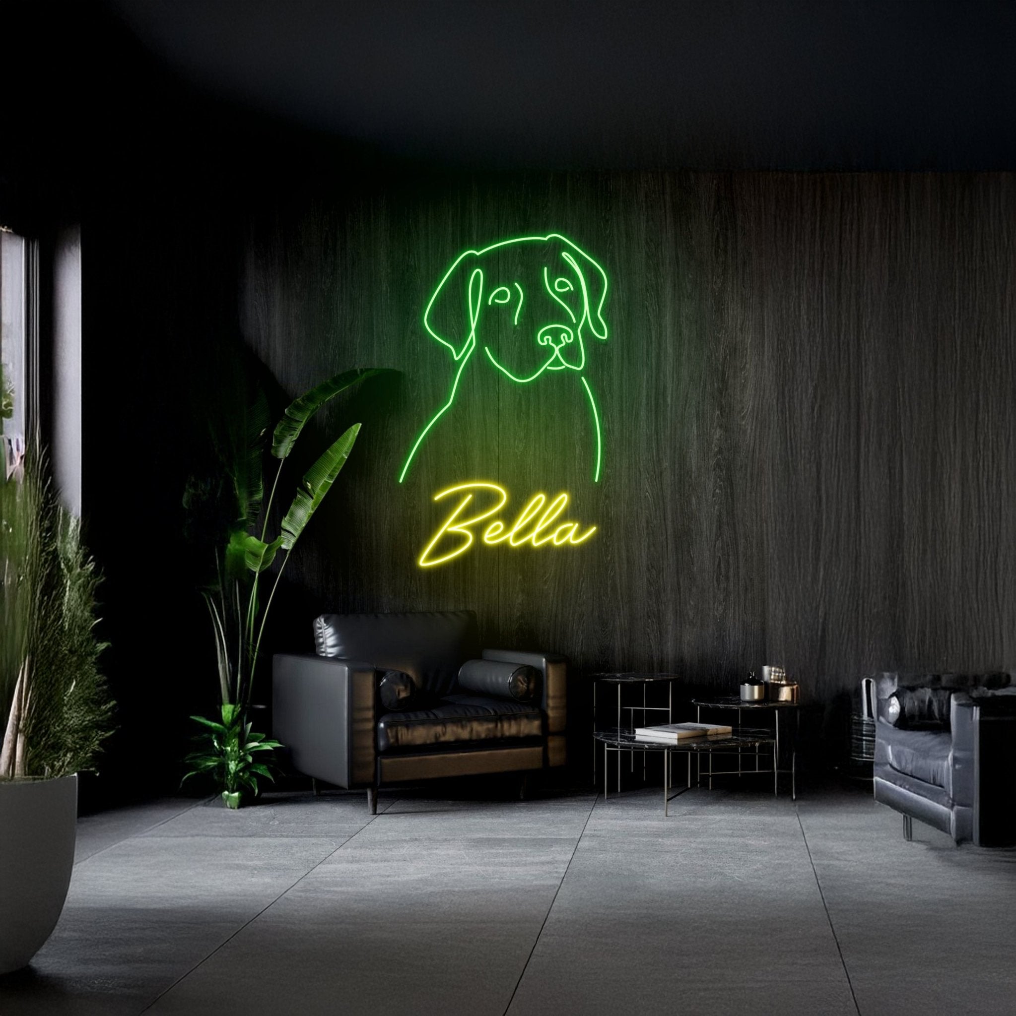 Dog Name Neon Sign Labrador Retriever Neon Sign - Shineneon