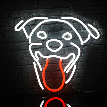 Dog Paw Animal Patterns Pink Blue Led Neon Sign For Indoor Pet Decor | Shineneon