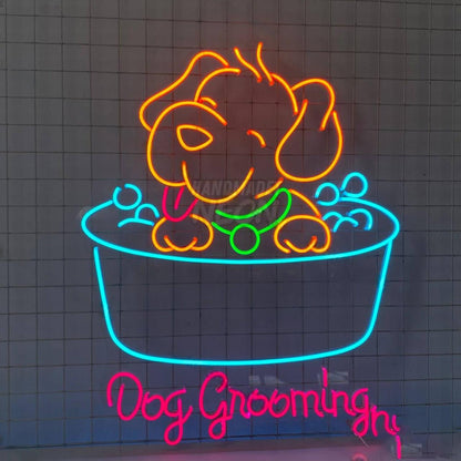 Dog Pet Grooming Led Neon Sign | Shineneon