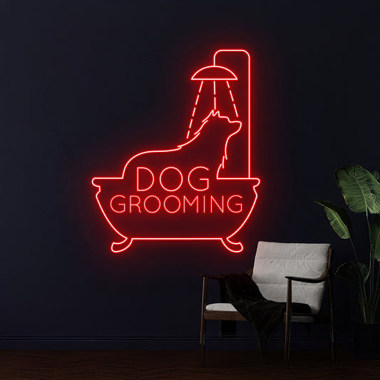 Dog Spa Neon Light Pet Shop Neon Sign