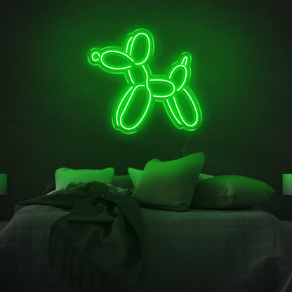 Dog V1 White Balloon Led Neon Sign For Bedroom Wall Decor | Shineneon