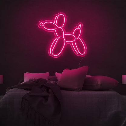 Dog V1 White Balloon Led Neon Sign For Bedroom Wall Decor | Shineneon