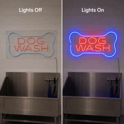Dog Wash LED Neon Sign - Shineneon
