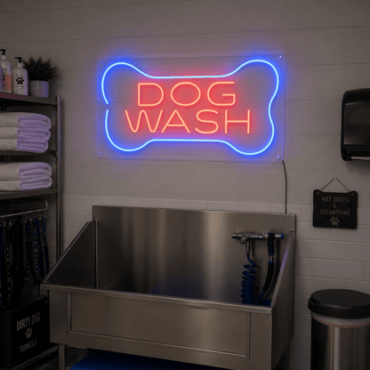 Dog Wash LED Neon Sign - Shineneon