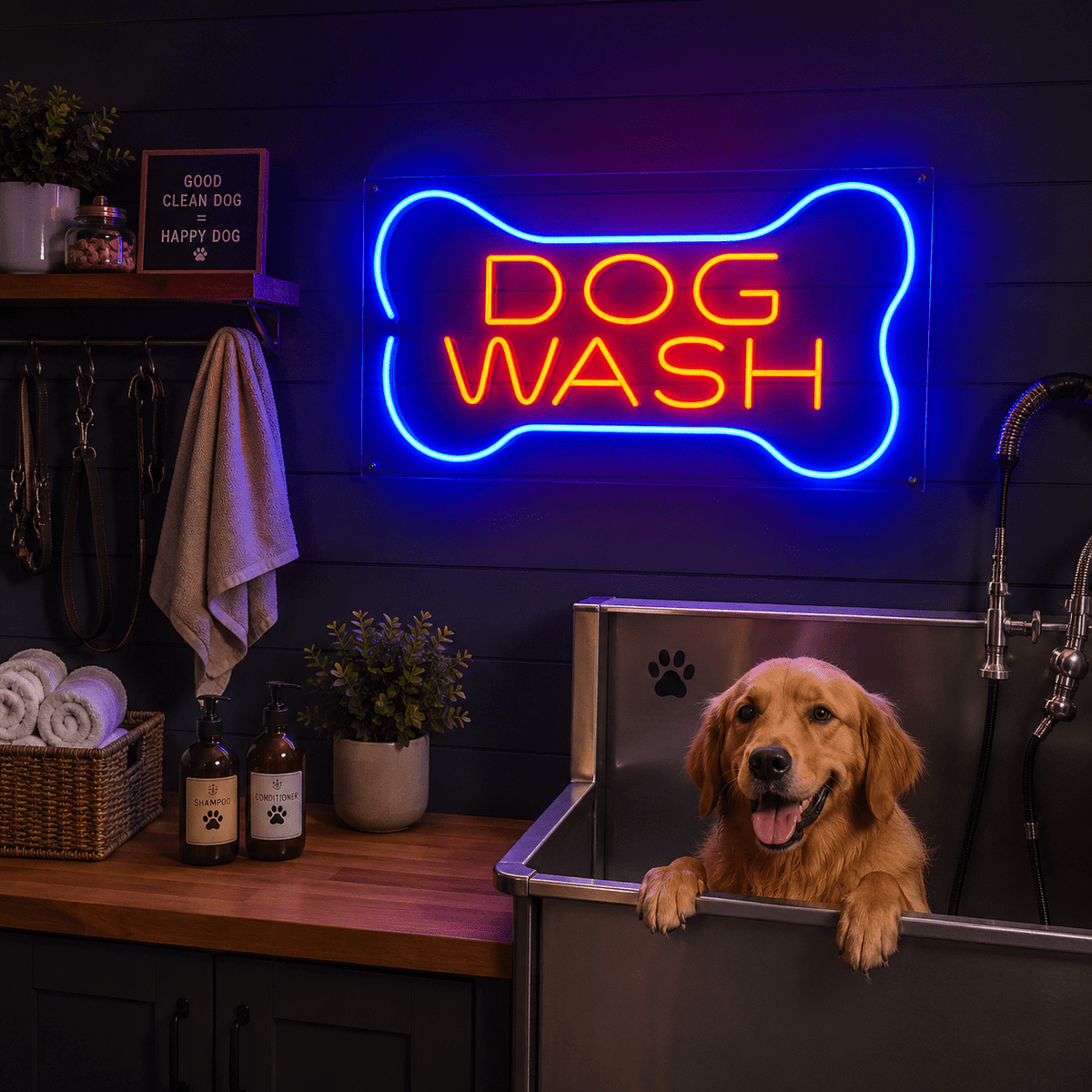 Dog Wash LED Neon Sign - Shineneon