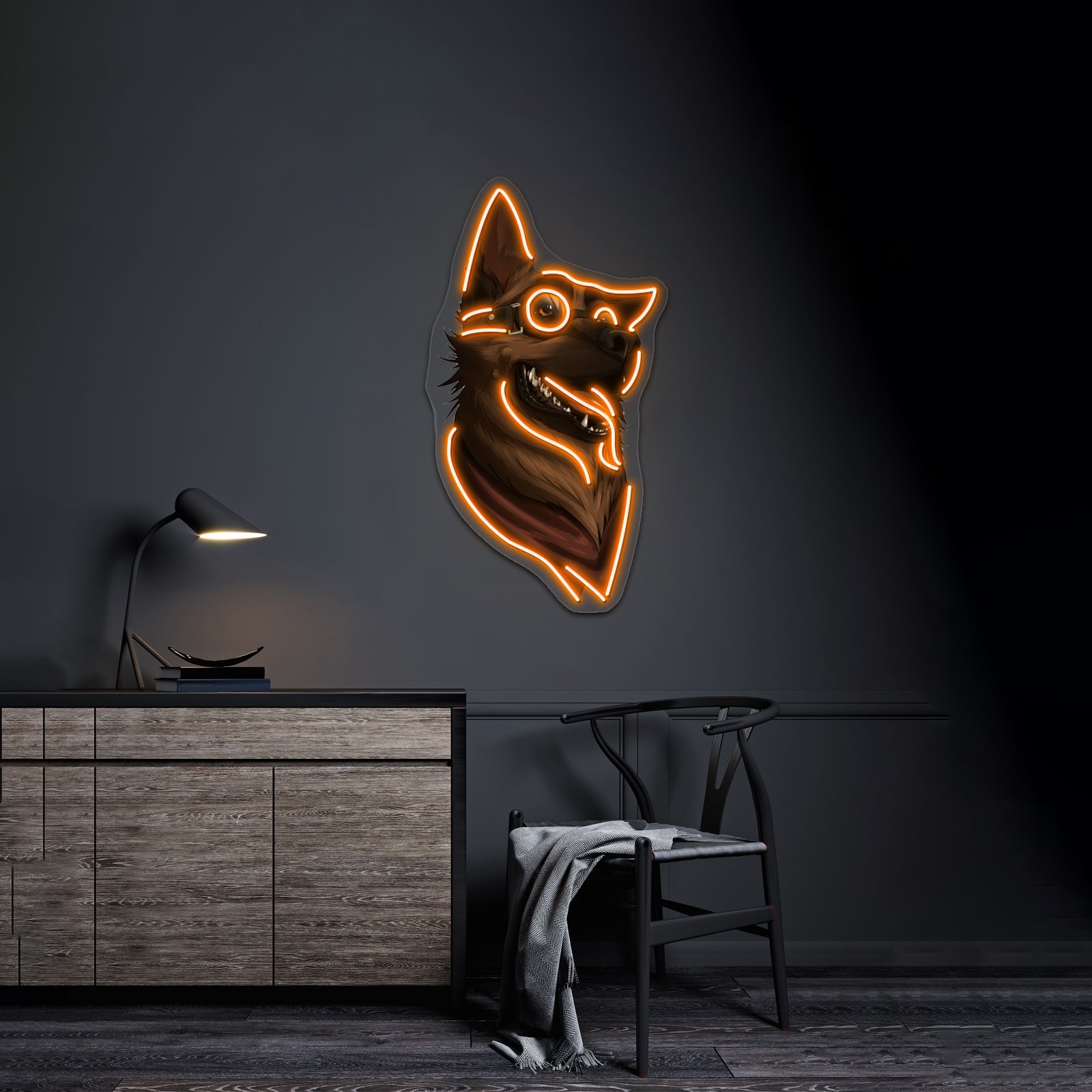 Dogmeat Graphic Artwork Affordable Custom Neon Signs - Shineneon