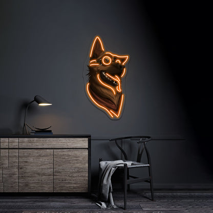 Dogmeat Graphic Artwork Affordable Custom Neon Signs - Shineneon