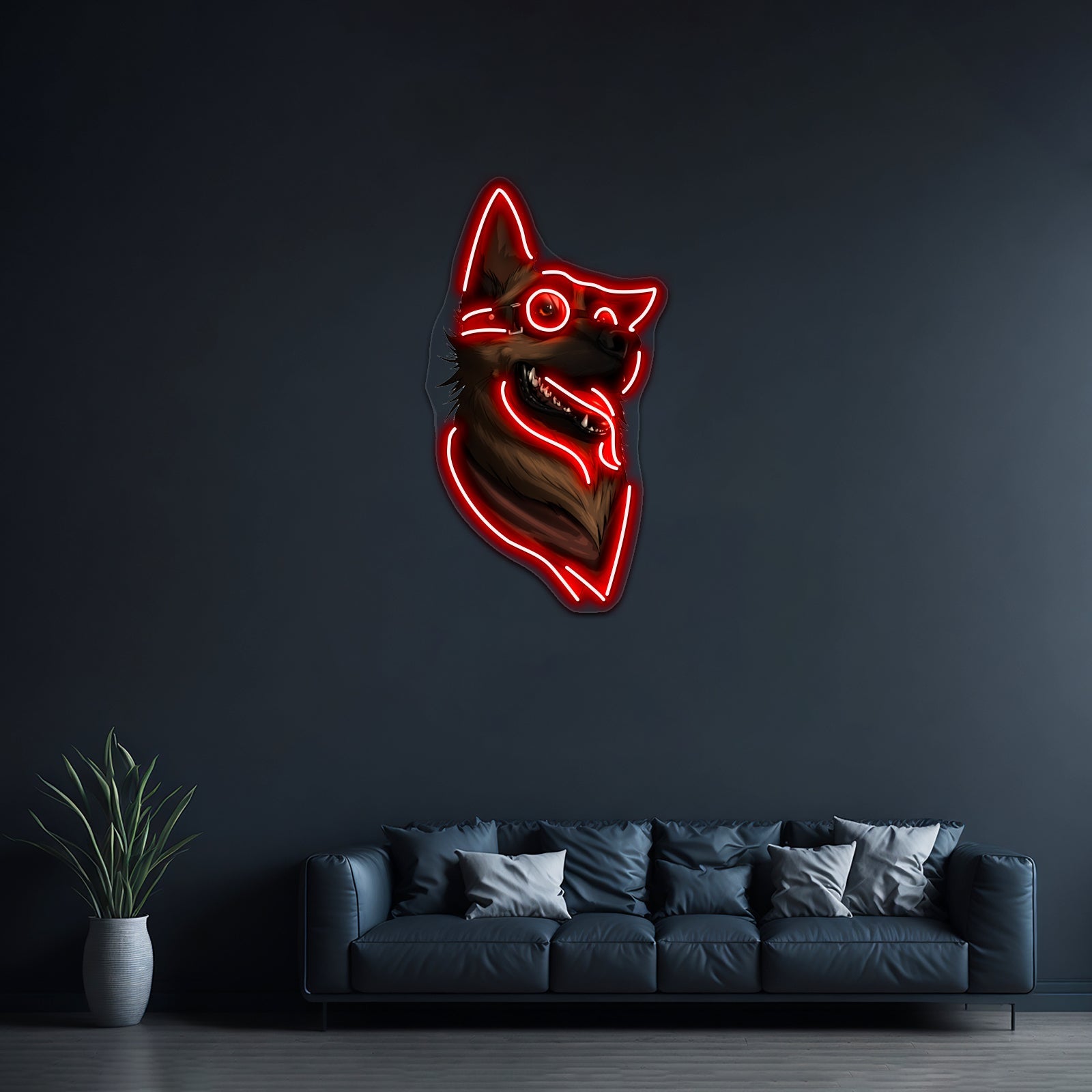 Dogmeat Graphic Artwork Affordable Custom Neon Signs - Shineneon
