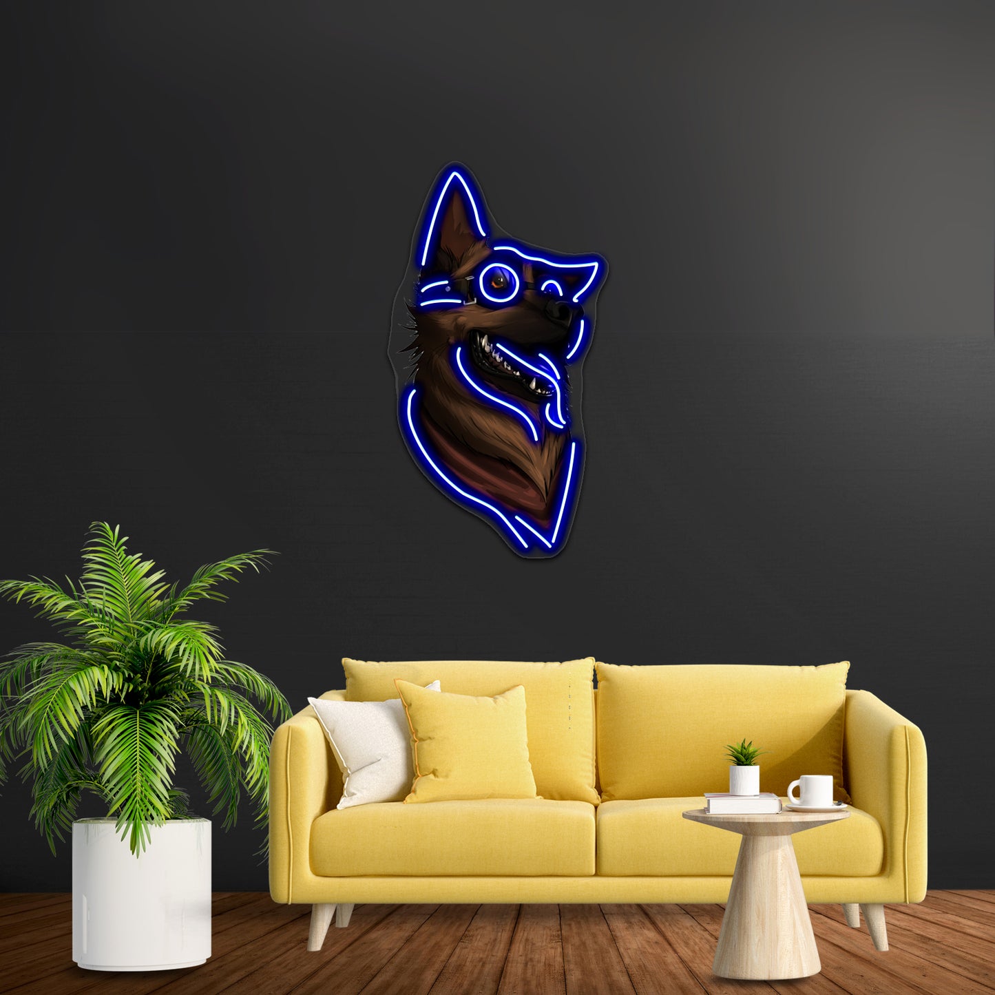 Dogmeat Graphic Artwork Affordable Custom Neon Signs