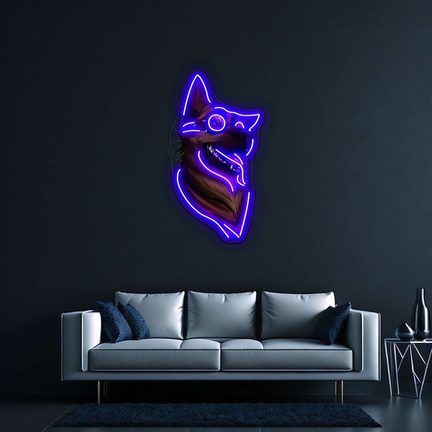 Dogmeat Graphic Artwork Affordable Custom Neon Signs