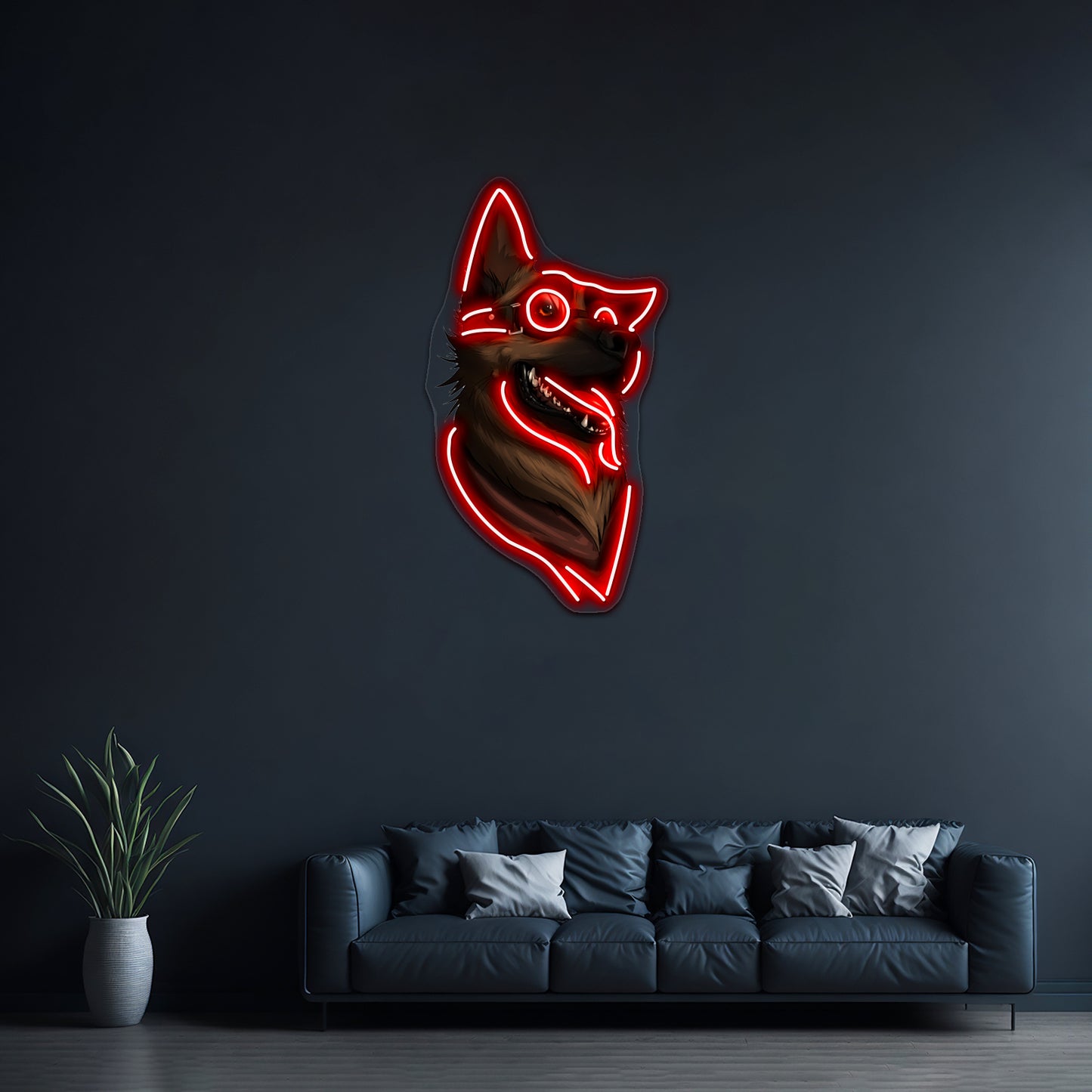 Dogmeat Graphic Artwork Affordable Custom Neon Signs