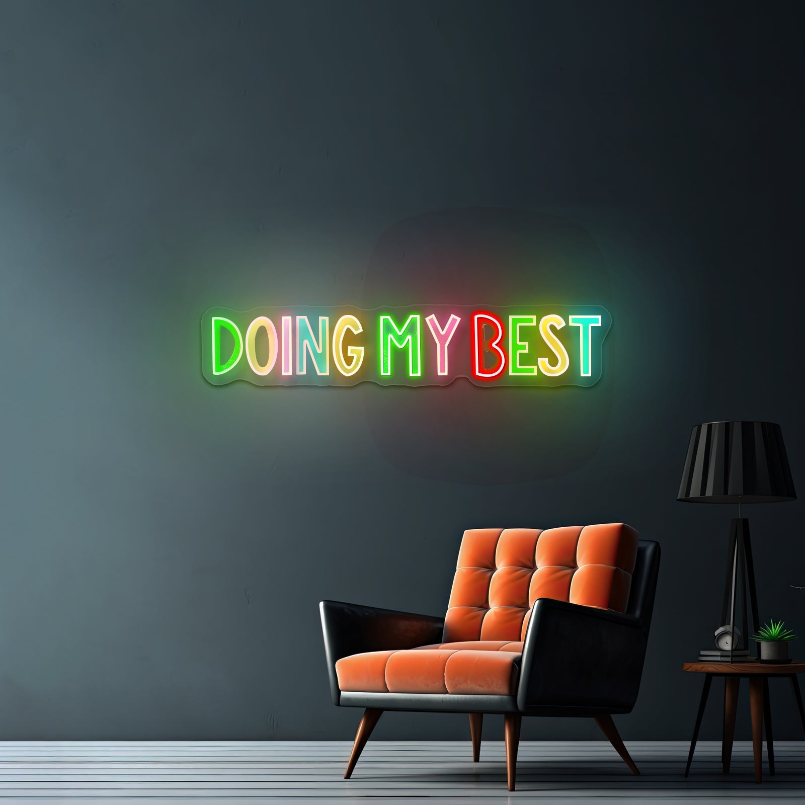 Doing My Best Positivity Lettering Neon Signs - Shineneon