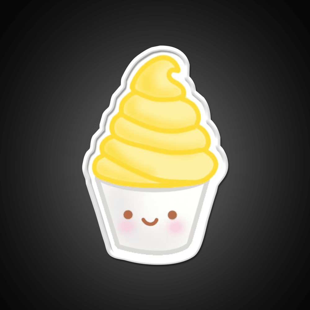 Dole Whip Snack Food Led Neon Sign Rgb Color - Shineneon