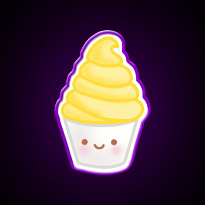 Dole Whip Snack Food Led Neon Sign Rgb Color - Shineneon