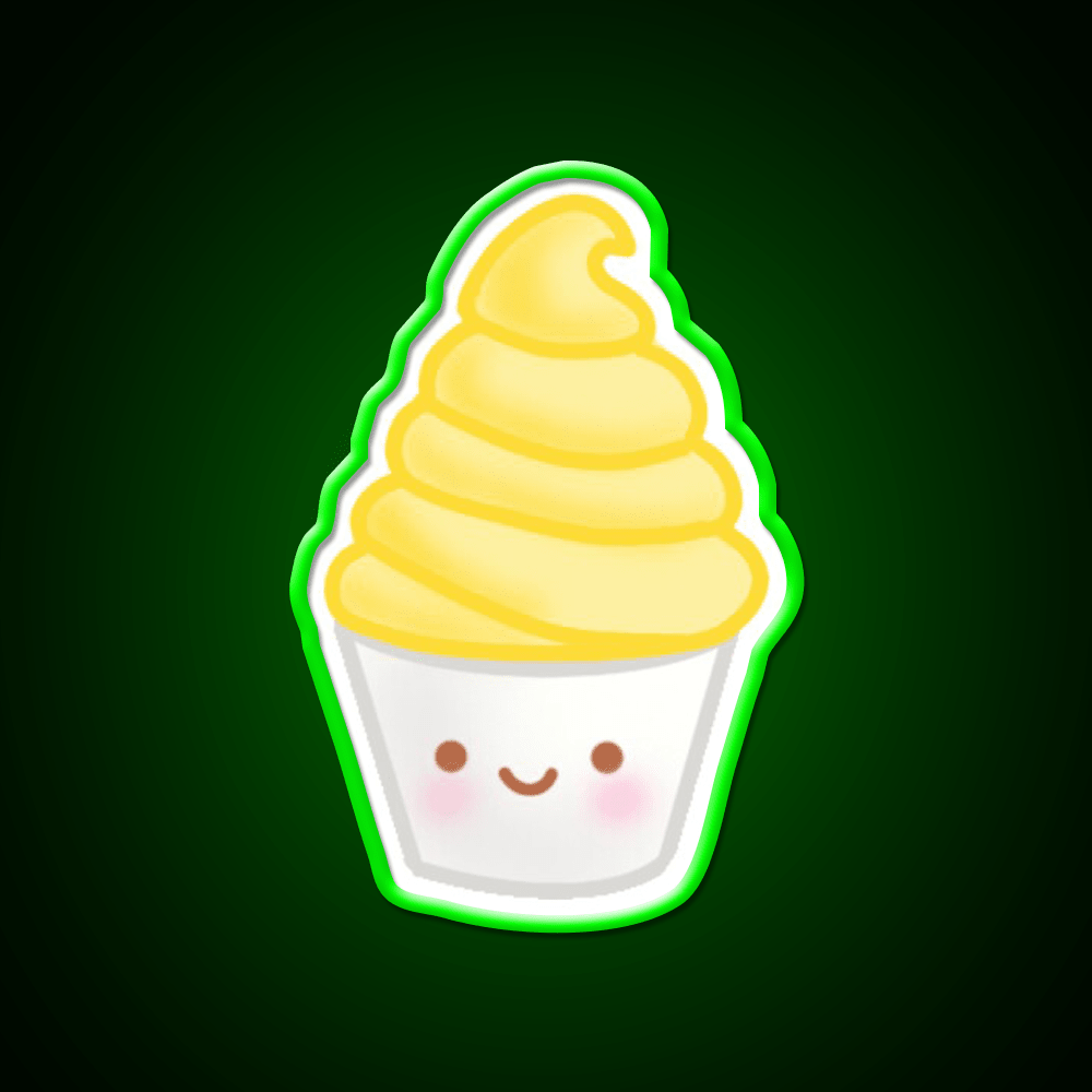 Dole Whip Snack Food Led Neon Sign Rgb Color - Shineneon