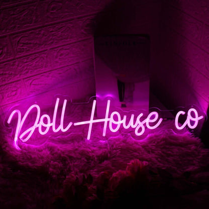 Doll House Co Pink Led Neon Sign - Shineneon