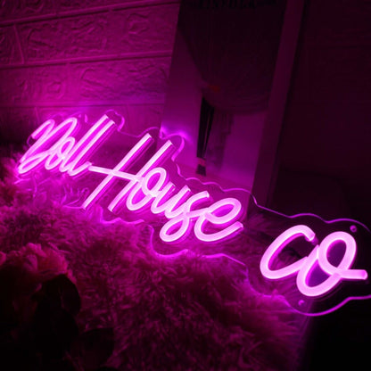 Doll House Co Pink Led Neon Sign - Shineneon