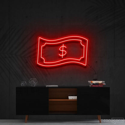 Dollar Bill Led Neon Sign For Wealth Themed Decor | Shineneon