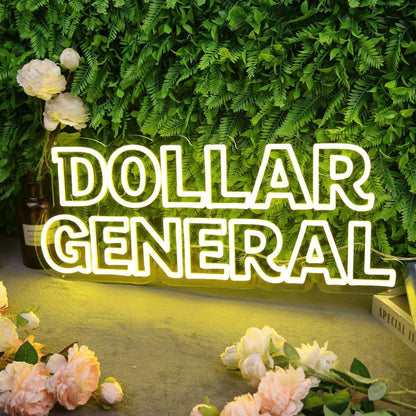 Dollar General Yellow Led Neon Sign - Shineneon