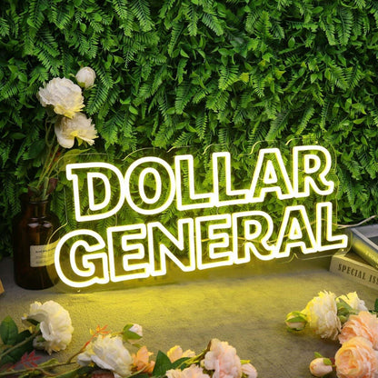 Dollar General Yellow Led Neon Sign - Shineneon