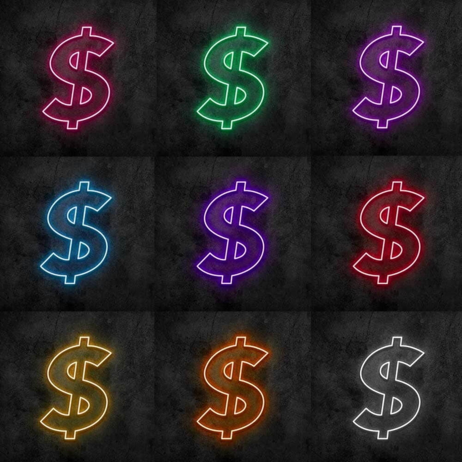Dollar Sign Led Neon Sign | Shineneon