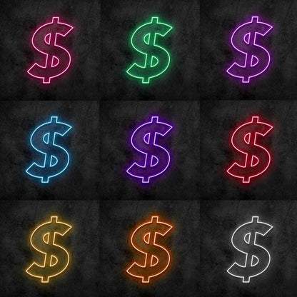 Dollar Sign Led Neon Sign | Shineneon