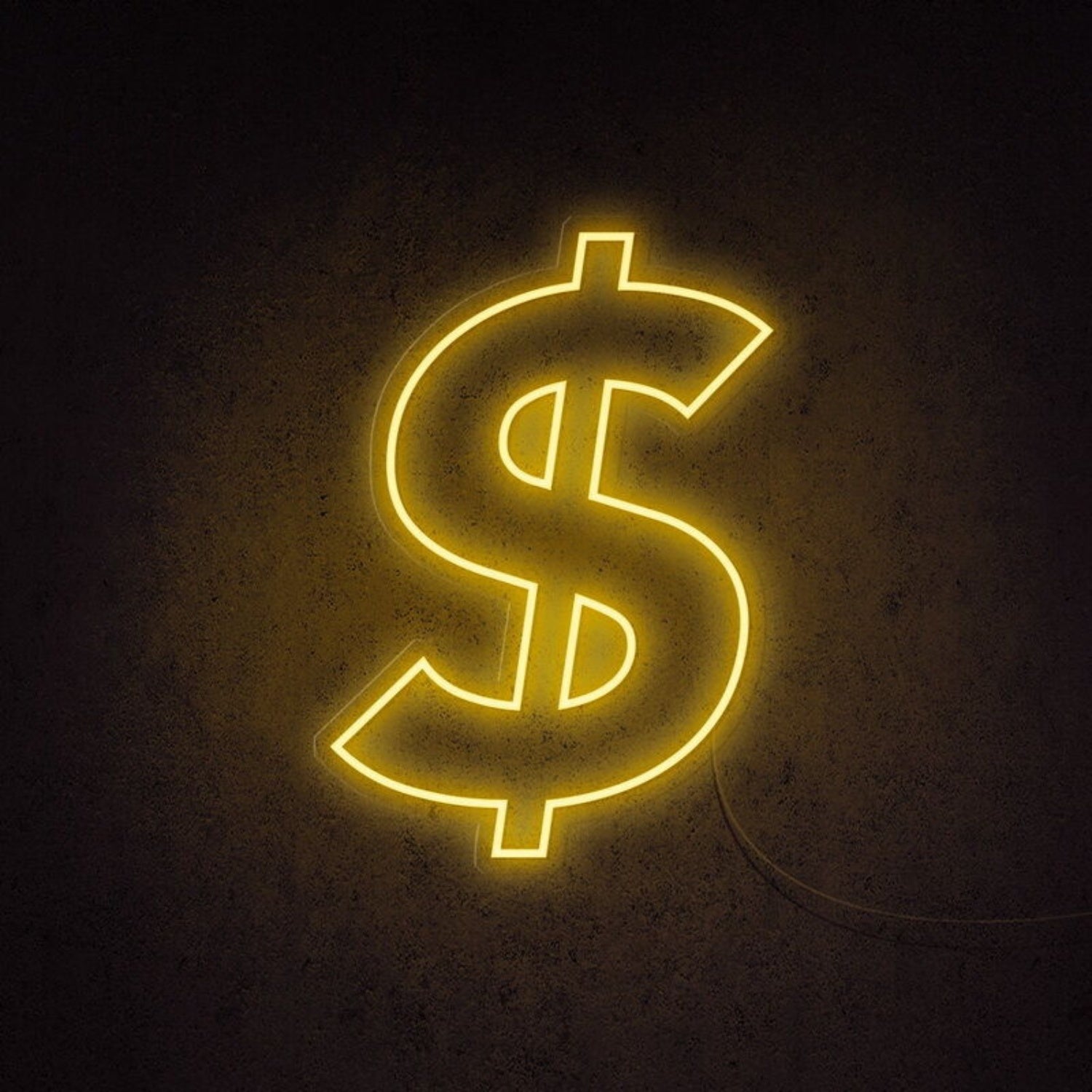 Dollar Sign Led Neon Sign For Financial-Themed Decor | Shineneon