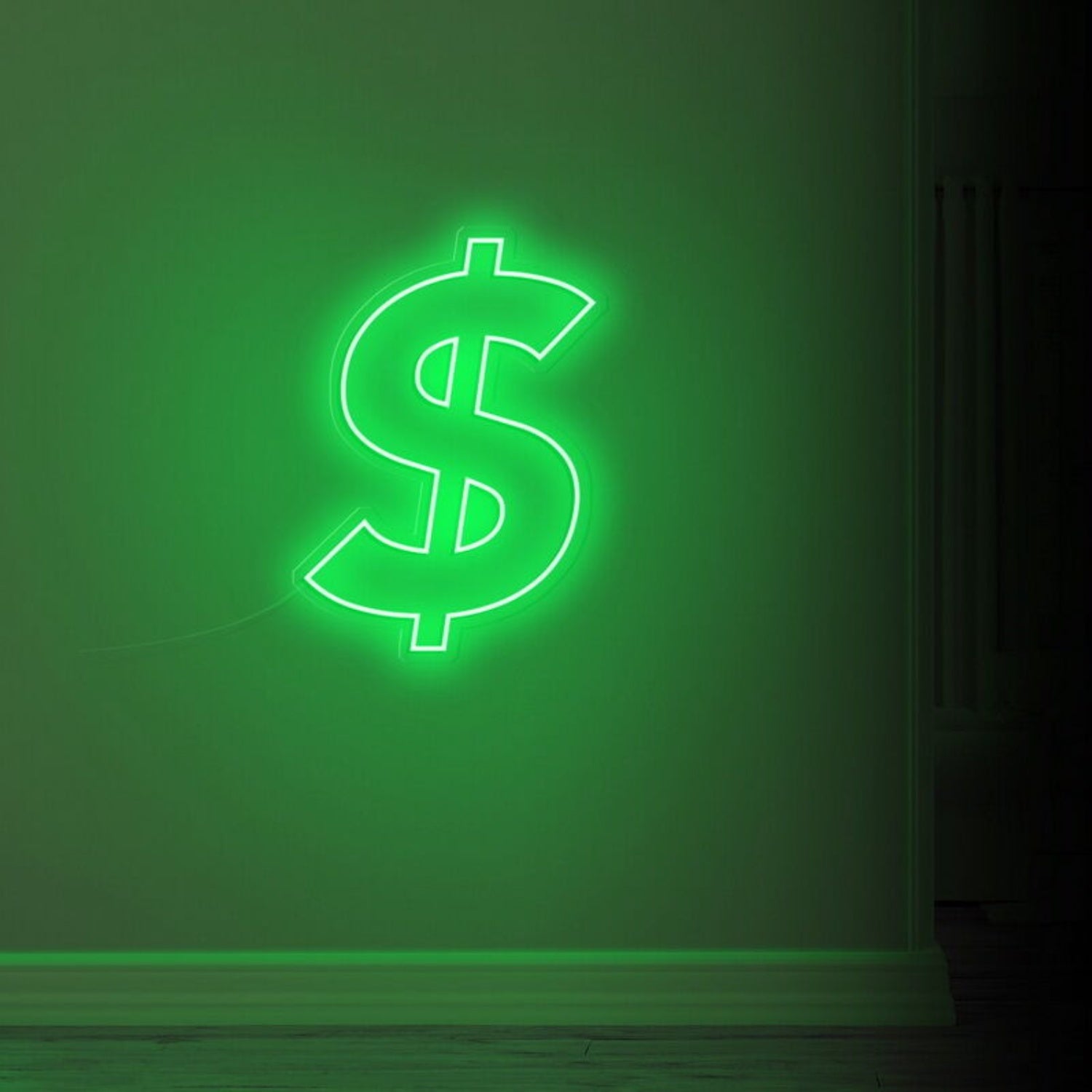 Dollar Sign Led Neon Sign For Financial-Themed Decor | Shineneon