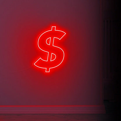 Dollar Sign Led Neon Sign For Financial-Themed Decor | Shineneon