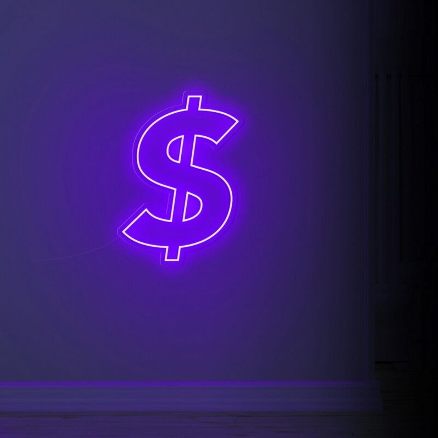 Dollar Sign Led Neon Sign For Financial-Themed Decor | Shineneon