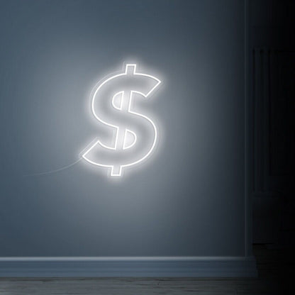 Dollar Sign Led Neon Sign For Financial-Themed Decor | Shineneon