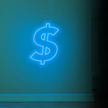 Dollar Sign Led Neon Sign For Financial-Themed Decor | Shineneon