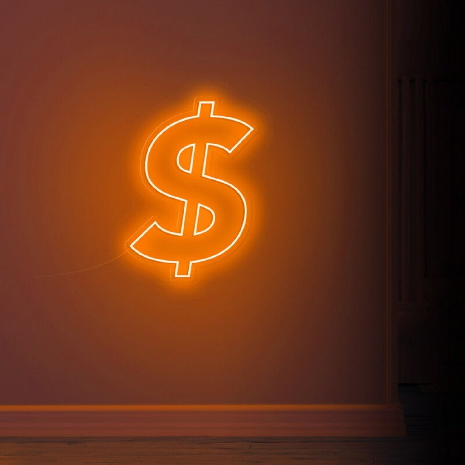 Dollar Sign Led Neon Sign For Financial-Themed Decor | Shineneon