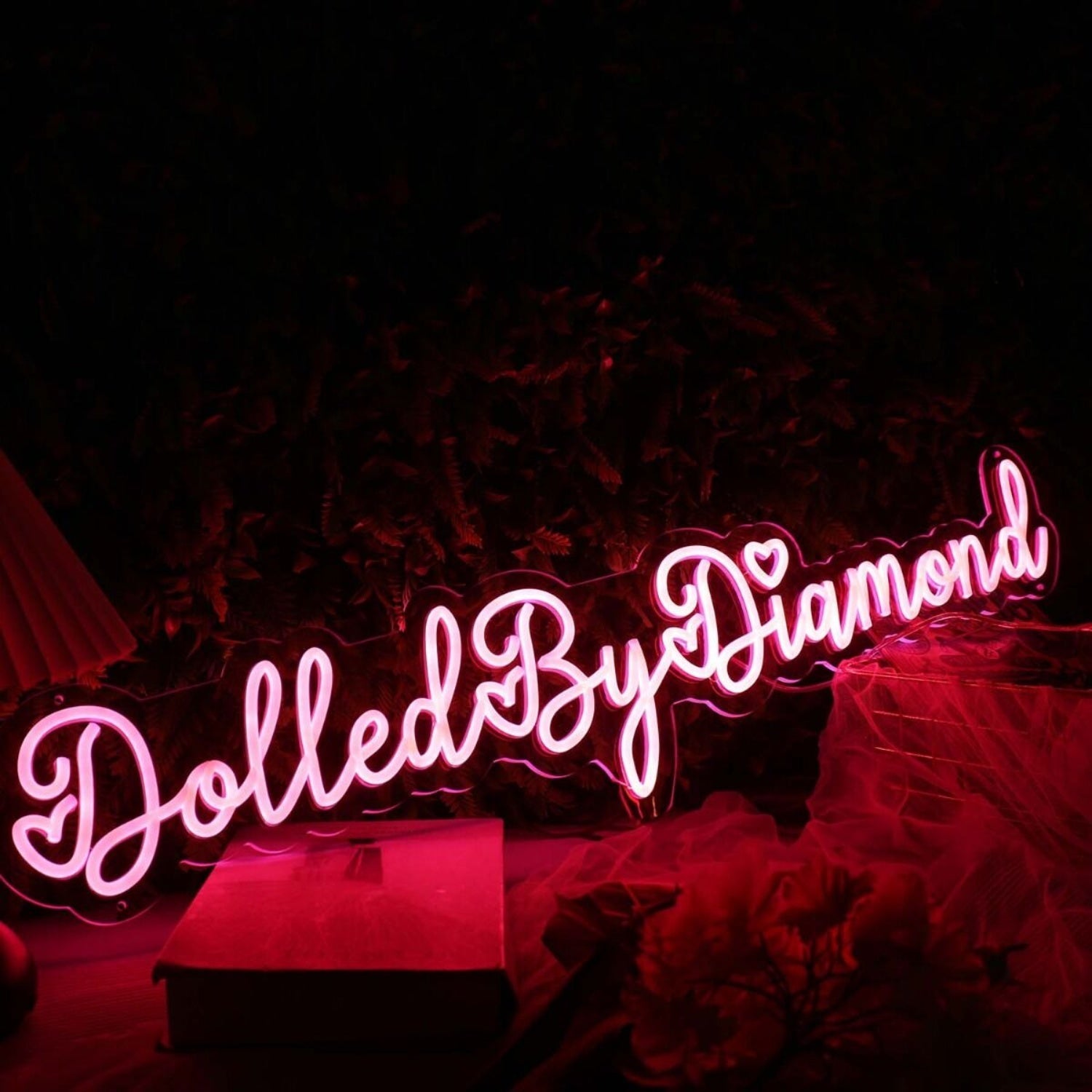 Dolled By Diamond Red Led Neon Sign - Shineneon