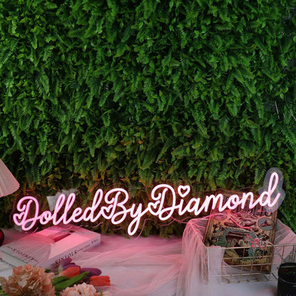 Dolled By Diamond Red Led Neon Sign - Shineneon