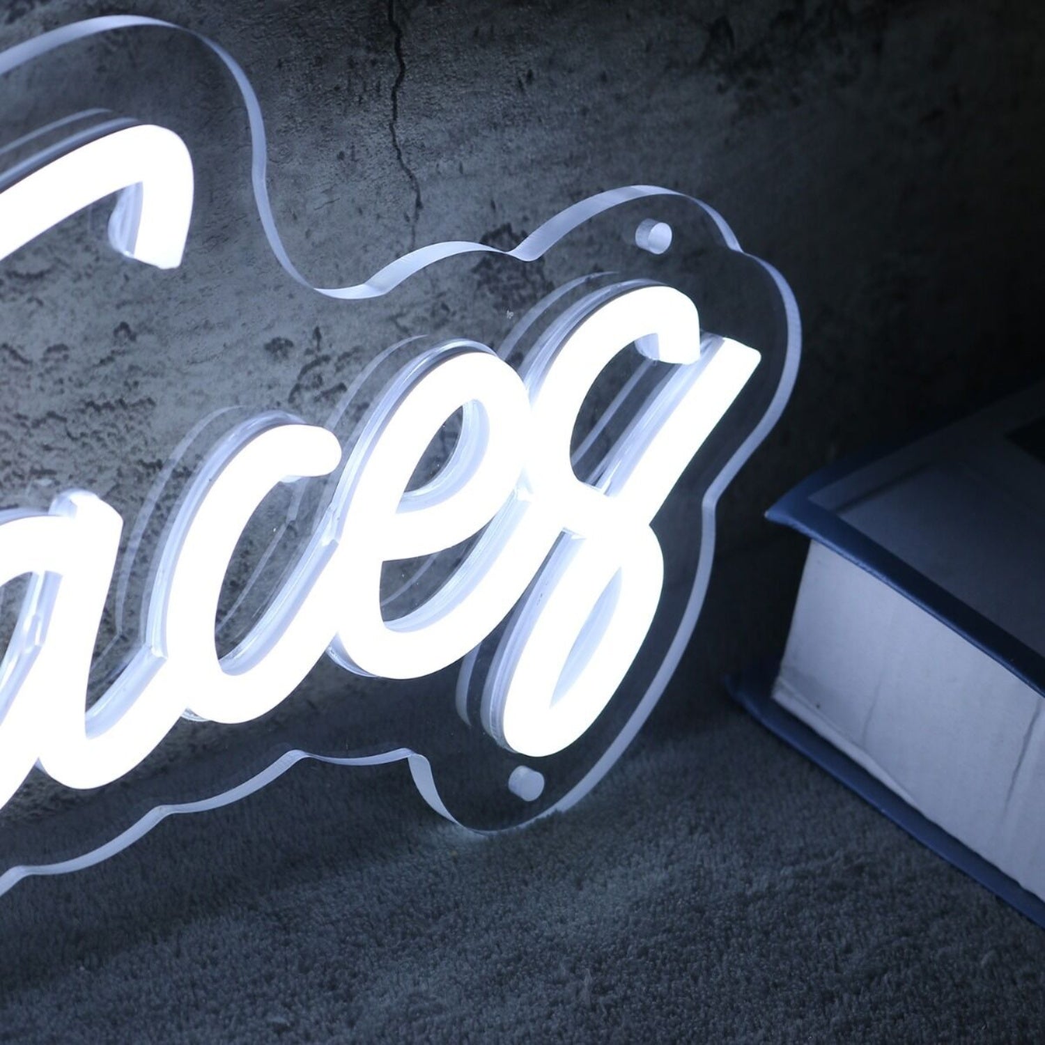 Dolled Faces White Led Neon Sign - Shineneon