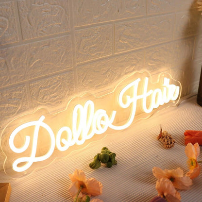 Dolls Hair Yellow Led Neon Sign - Shineneon