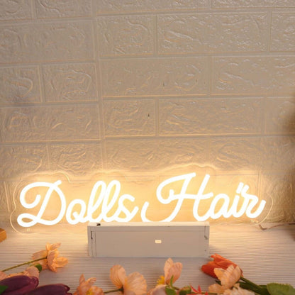 Dolls Hair Yellow Led Neon Sign - Shineneon