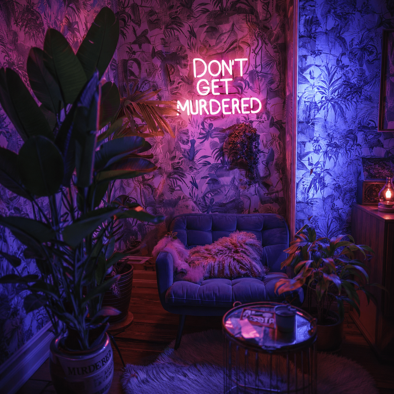 Don T Get Murdered Room Decor LED Neon Sign - 01 Original Product Image