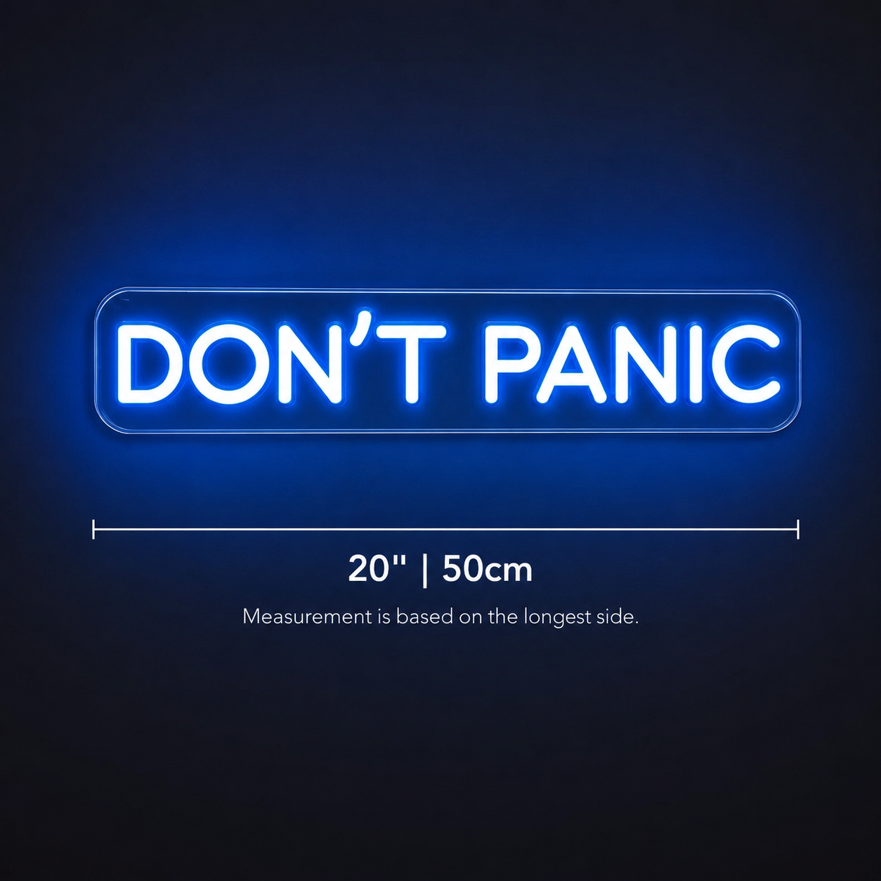 Don T Panic Wall Decor LED Neon Sign - 04 Size Image