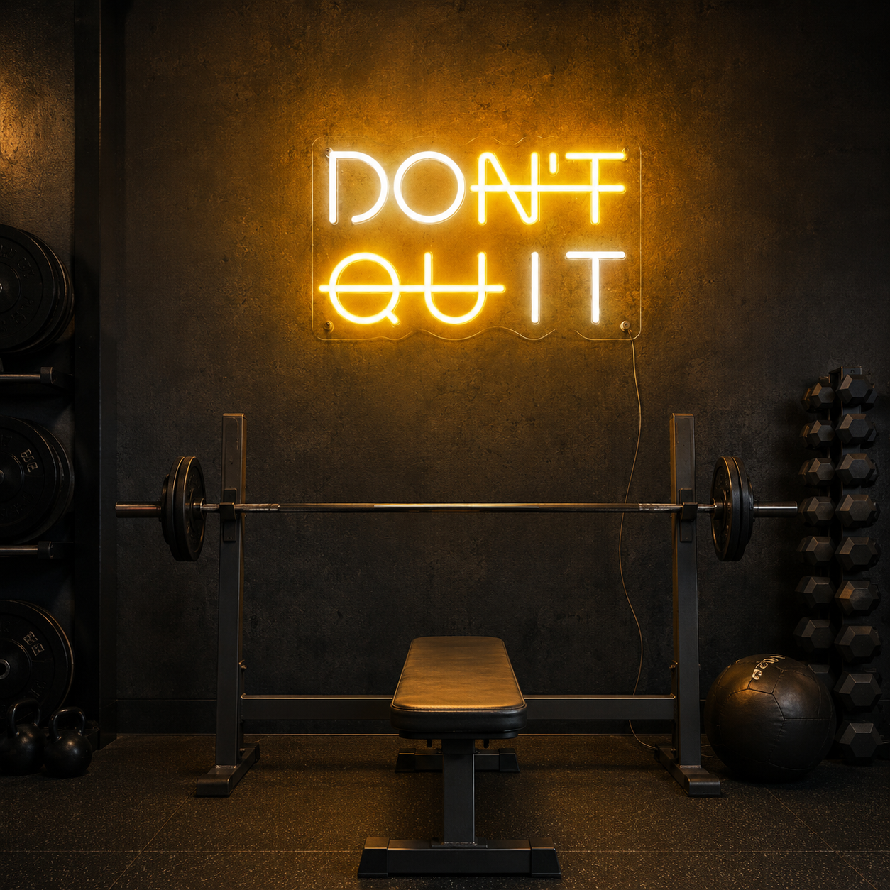 Don T Quit It LED Neon Sign - 02 High-Converting Product Image