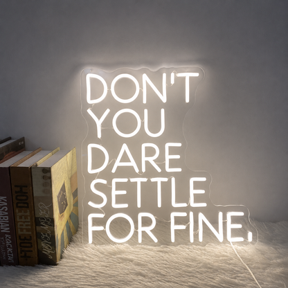 Don T You Dare Seattle For Fine LED Neon Sign - 01 Original Product Image