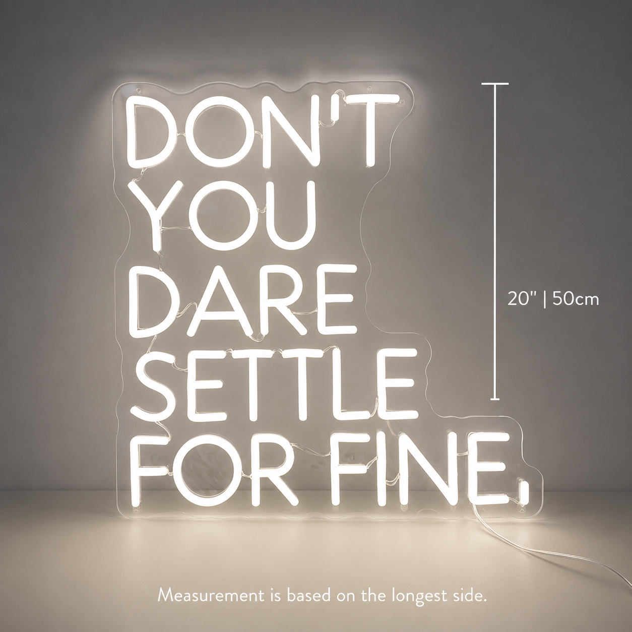 Don T You Dare Seattle For Fine LED Neon Sign - 04 Size Image