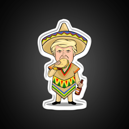 Donald Trump Taco Beer Cinco De Mayo Party Drink Tequila Led Neon Sign Rgb Color - Shineneon