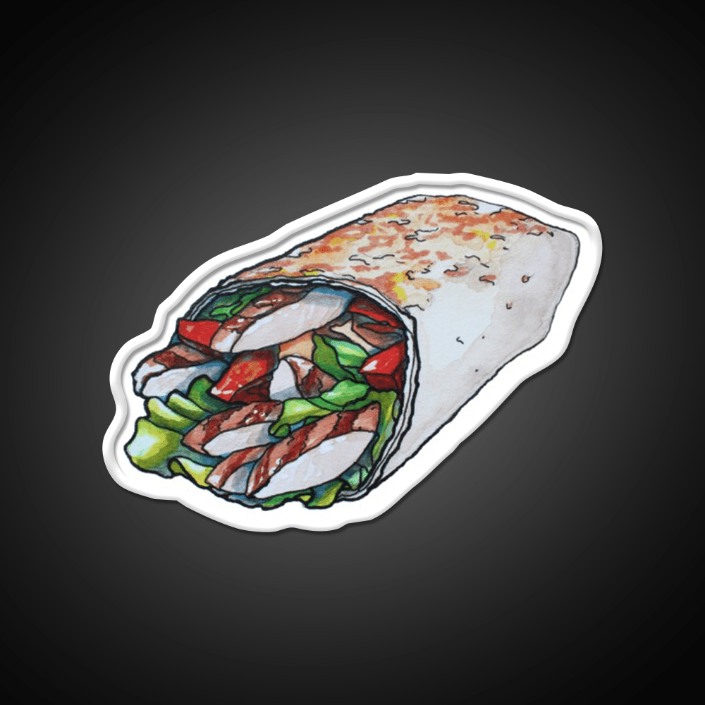 Doner Kebab Fast Food Led Neon Sign For Burger Place Rgb Color - Shineneon