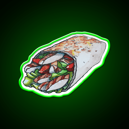 Doner Kebab Fast Food Led Neon Sign For Burger Place Rgb Color - Shineneon