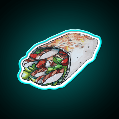 Doner Kebab Fast Food Led Neon Sign For Burger Place Rgb Color - Shineneon